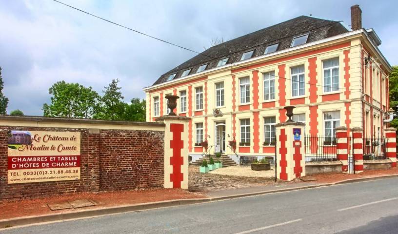 Chateau de Moulin Le Comte - Online rezervace ubytování se snídaní a hotely ve městě hornbach Aire-sur-la-Lys 7 fotky