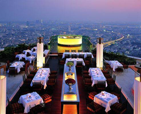 Lebua at State Tower, Bangkok, Thailand, hostels and places to visit for antiques and antique fairs in Bangkok