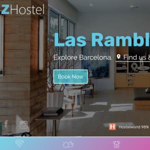 Hostel hjemmeside online booking system